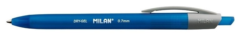 

Ручка шариковая автоматич Milan Dry-gel, 0,7мм, синий, 176540125