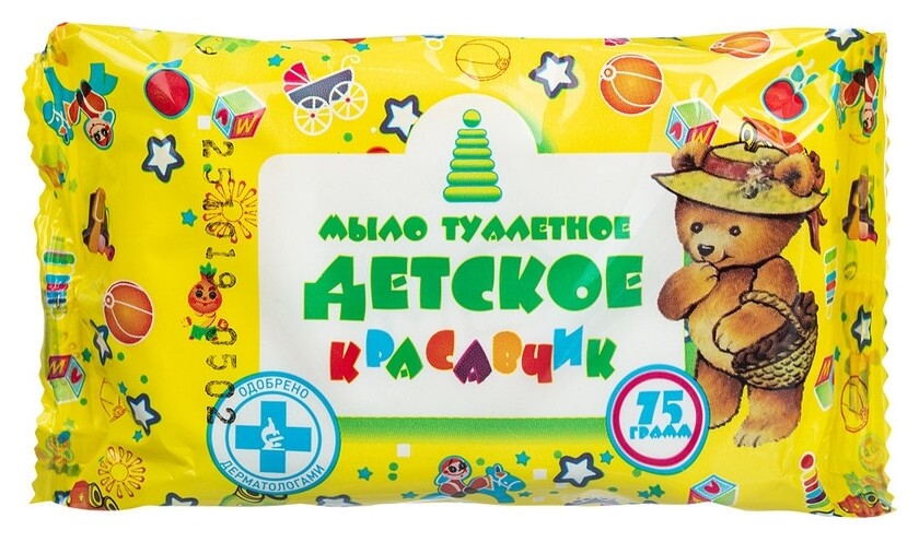 Мыло туалетное 75г  детское меридиан  Меридиан