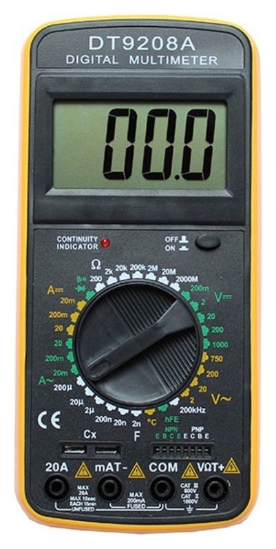

Мультиметр ресанта DT 9208a
