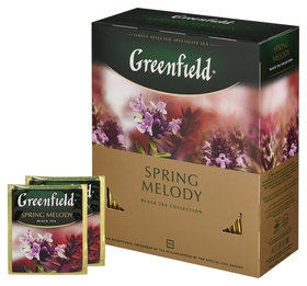 Чай Greenfield Spring Melody черный фольгир.100 пак 1065-09 Greenfield