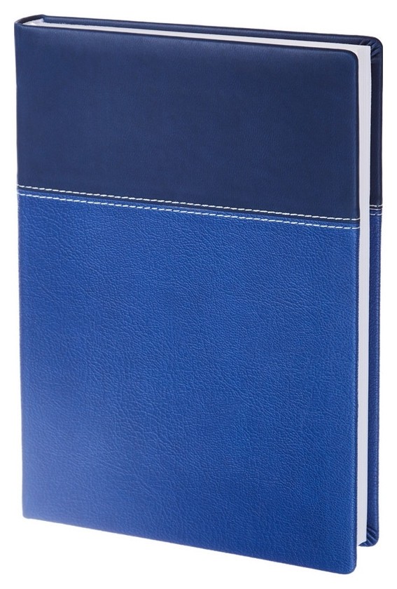 

Ежедневник недатированный синий тв.пер, 140х200, 160л, Patchwork Az353/blue