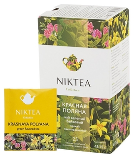 Чай Niktea красная поляна зелен. 25 пакx1,75гр/уп Niktea