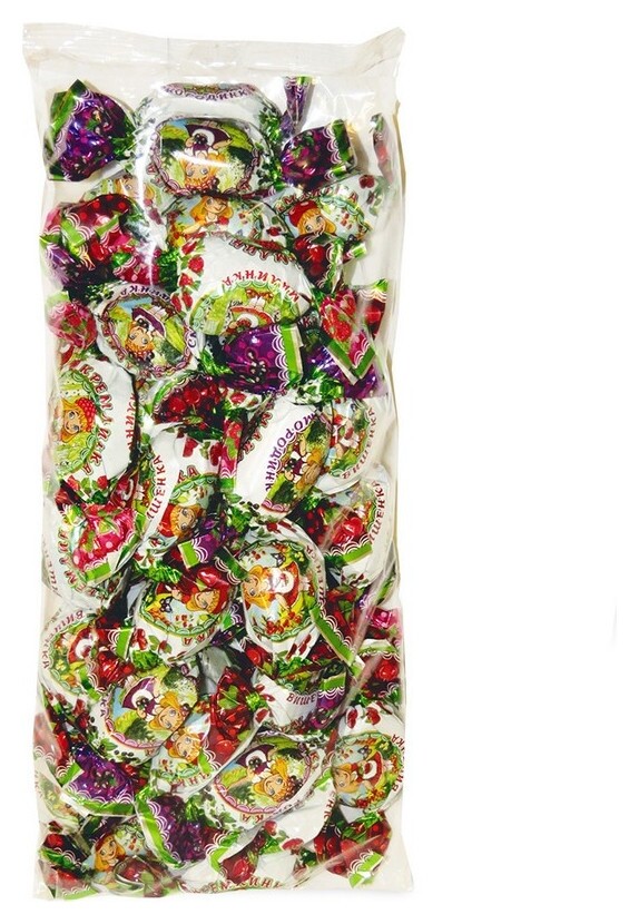 Конфеты шок. кремлинка ягодное (Смор.,малин.,виш.), 1кг  Кремлина