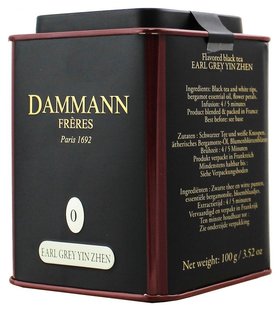 Чай Dammann The Earl Grey Yinzhen листовой черн., 100г ж/б, 6745 Dammann