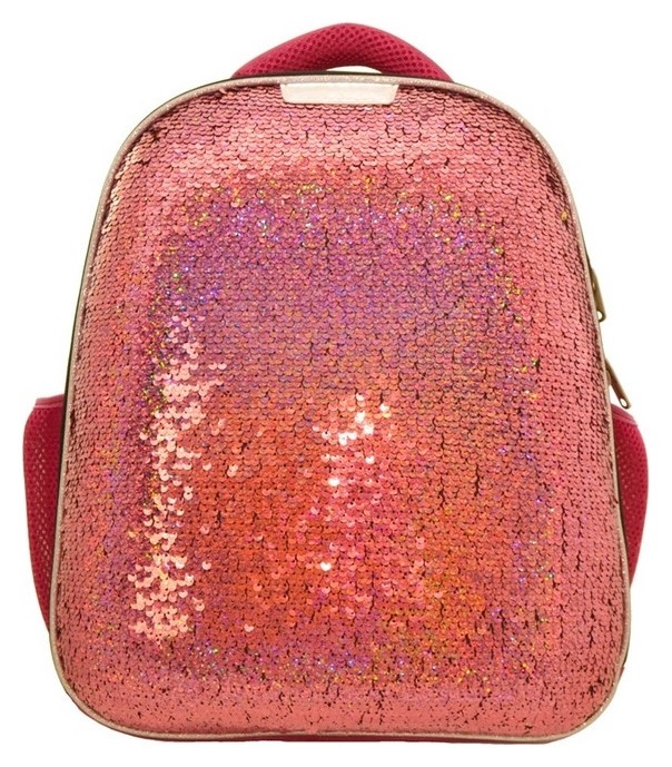 

Ранец №1school Sparkle Miracle Pink, ортопед. Cпинка, двустор.пайетки