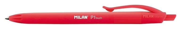 Ручка шариковая Milan P1 Touch, 1,0мм, красный, 176512925