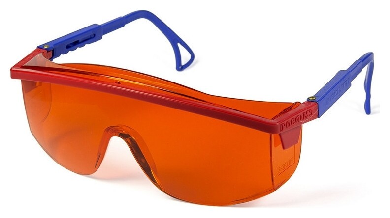 Очки защитные открытые росомз О37 Universal Titan оранжевые (13712)  Росомз