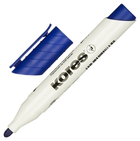 Маркер для досок Kores синий 3 мм круглый наконечник 20833 Kores