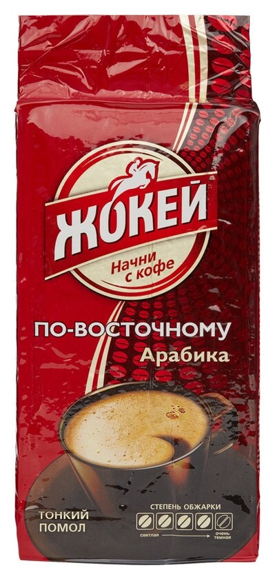 Кофе жокей по-восточному молотый, 450г Жокей