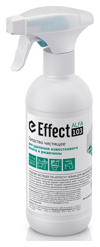 Профхим сантех кисл для удален налета-ржавч,для акрила Effect/alfa 103,0,5л_т/р  Effect