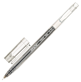 Ручка гелевая Attache Free Ink, 0,35мм, черный, неавт, б/манж. Attache