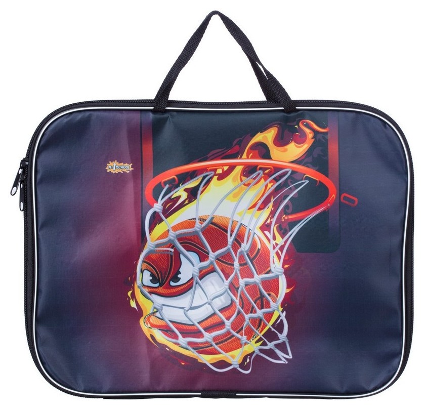 

Папка для тетрадей №1 School Basketball А4 ткань, 35х27х2 см