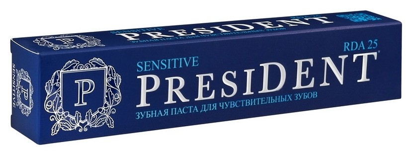 Зубная паста President Sensitive (25 RDA) 75 мл  President