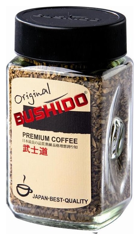 Кофе Bushido Original растворимый,100г стекло Bushido