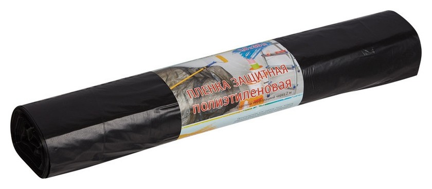 

Пленка укрывная пвд, 1,8х30м, 35мкм, черная, Черный