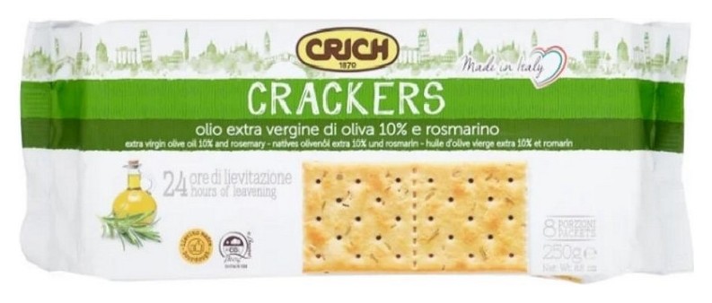 

Крекер Crich с оливковым маслом и розмарином, 250г