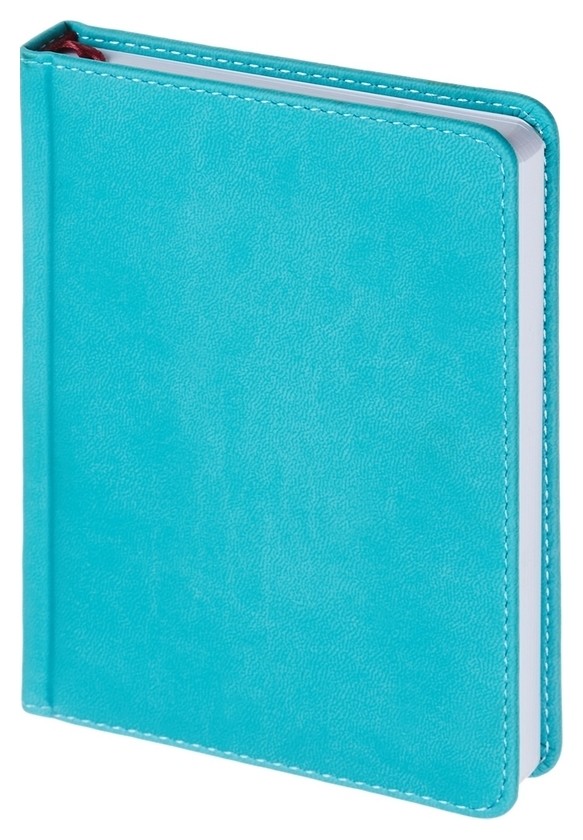 

Ежедневник недатированный A6+, 136л, Velvet морская волна 3-495/15