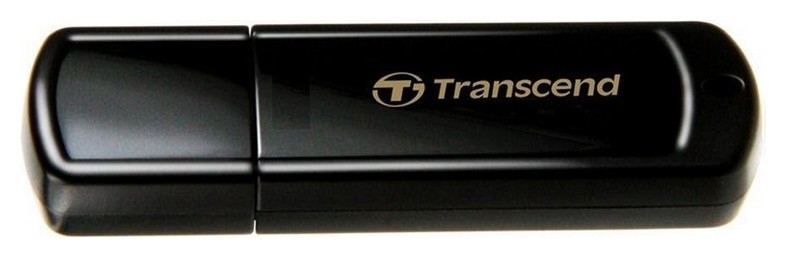 Флеш-память Transcend Jetflash 350, 64gb, USB 2.0, чер, Ts64gjf350
