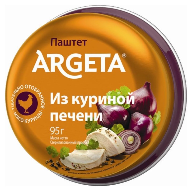 

Мясные консервы паштет из куриной печени 95г
