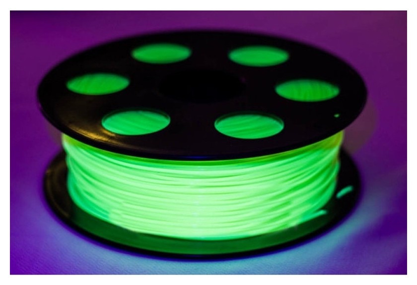 Катушка PLA пластик Bestfilament, 1.75 мм, флуоресцентный желтый, 1 кг BestFilament
