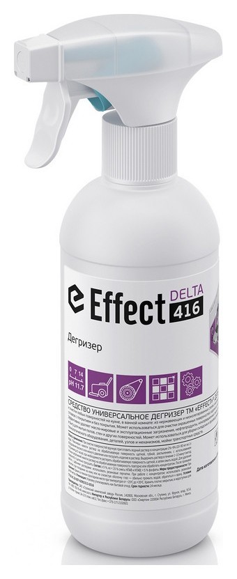 

Профхим для машин мойки щел дегризер от масло-жировых Effect/delta 416, 0,5л