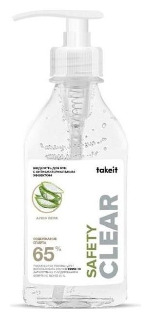 

Антисептик кожный Takeit Safety 250 мл, гель, дозатор