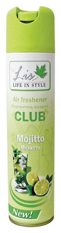 Освежитель воздуха LIS мохито 300мл  Life in Style