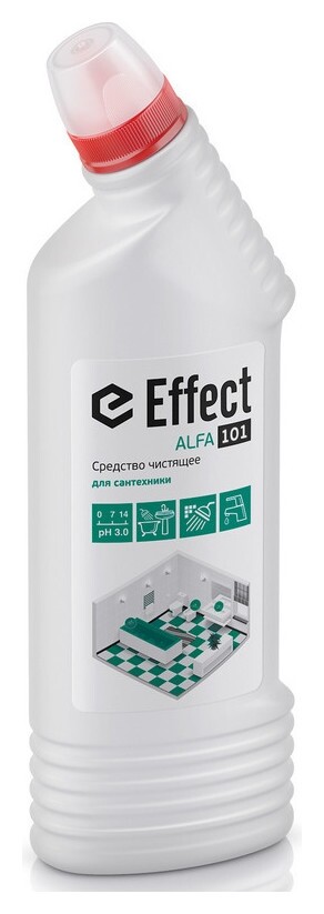Профхим сантех сл/кисл гель для очистки сантехники Effect/alfa 101, 0,75л  Effect
