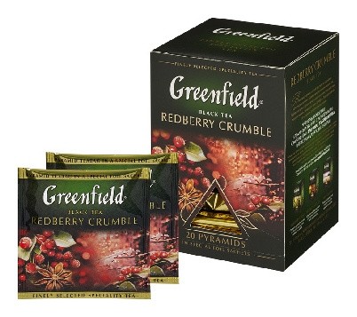 

Чай Greenfield Redberry Crumble черный фольгир. 20пак/уп 1134-08,738746