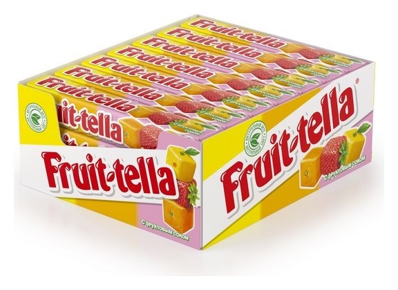 Конфеты жевательные Fruittella 16х21х41г 8252917 (1x21шт)