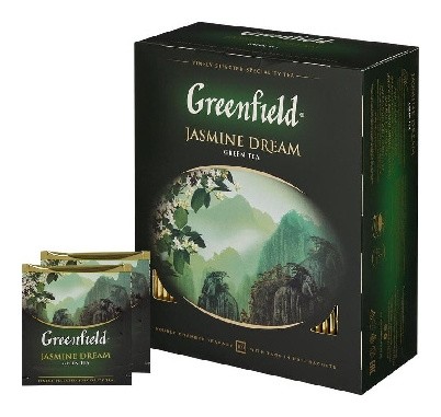 

Чай Greenfield Jasmin Dream зеленый,100пак/уп 0586-09 Т