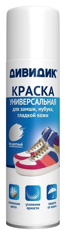 

Аэрозоль краска универсальная 250мл, бесцветный