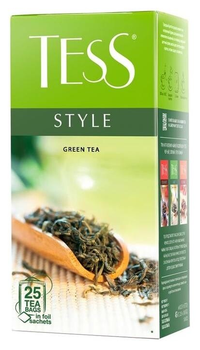 Чай Tess стайл зеленый, 25пак 1179-10  Tess