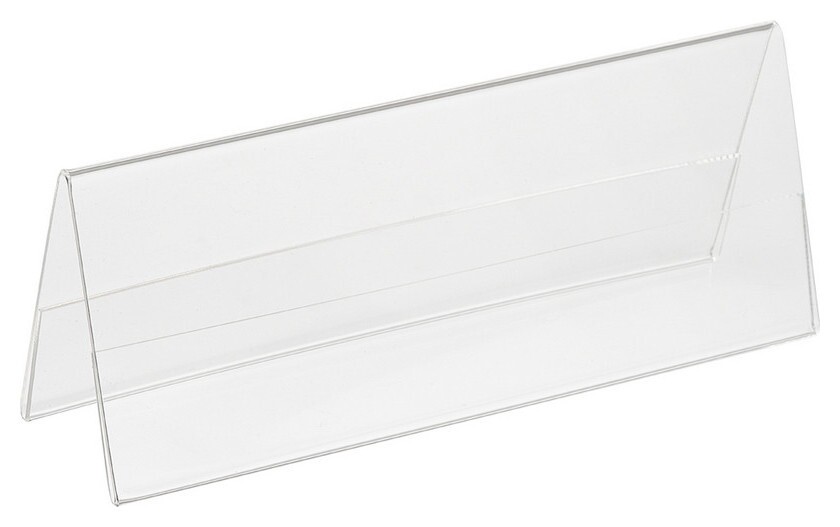 Подставка настольная Attache 210х80мм двусторонняя акрил 10шт/уп  Attache