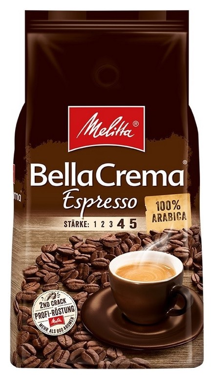 

Кофе Melitta Bellacrema Espresso в зёрнах 1кг