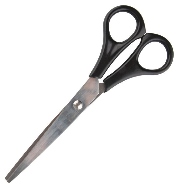 Ножницы Attache Economy 160 мм с пластик симметричными ручками,черный  Attache