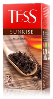 Чай Tess санрайз черный байховый, 25пак/уп 0937-10 Tess