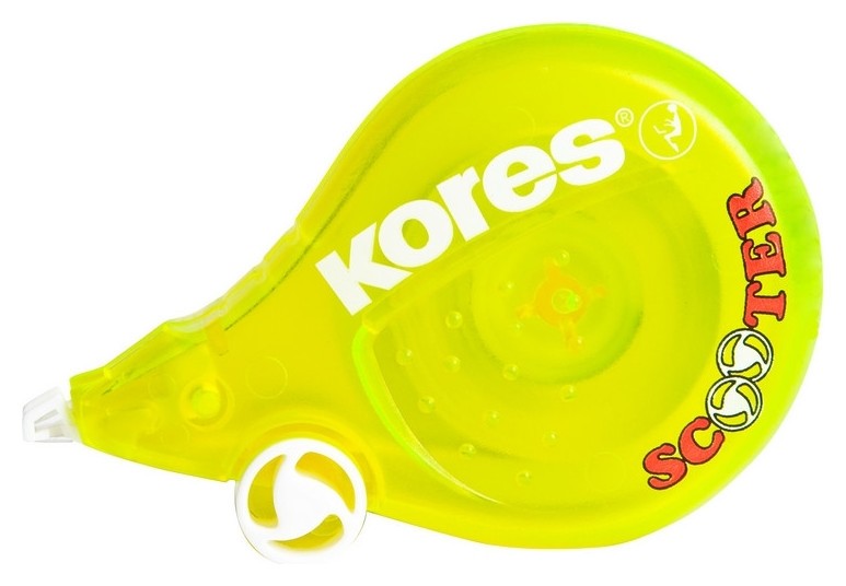 

Корректирующая лента 4,2мм/ 8 м Kores скутер цвета в ассорт.84878/84873
