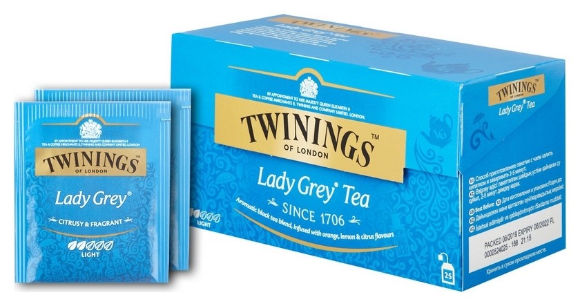 

Чай Twinings Lady Grey Tea черный 25 пакетиков
