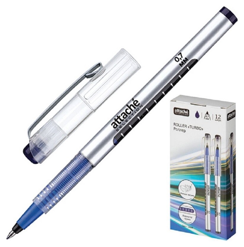 Роллер Attache Selection Turbo 0,7мм синий  Attache