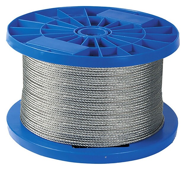 Трос стальной для подвешивания Wire, намотка 50 м.  