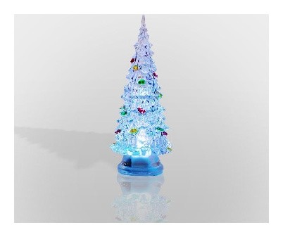 

Фигура светодиодная елочка, 15 см, RGB 513-022, Прозрачный
