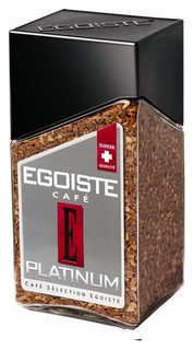 Кофе Egoiste Platinum растворимый,100г стекло Egoiste