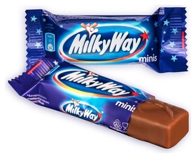 Шоколадный батончик Milky Way миниc, 1кг Milky Way