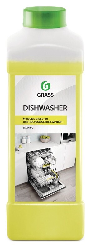 Профхим для ПММ и руч конц. для мытья посуды Grass/dishwasher,1л  Grass