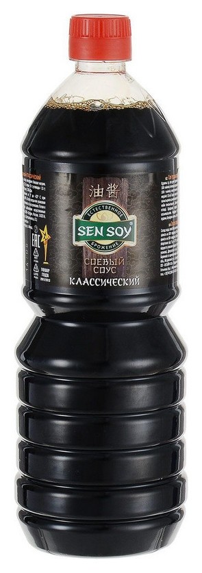 Соус соевый классическийsen Soy бутылка, 1л.
