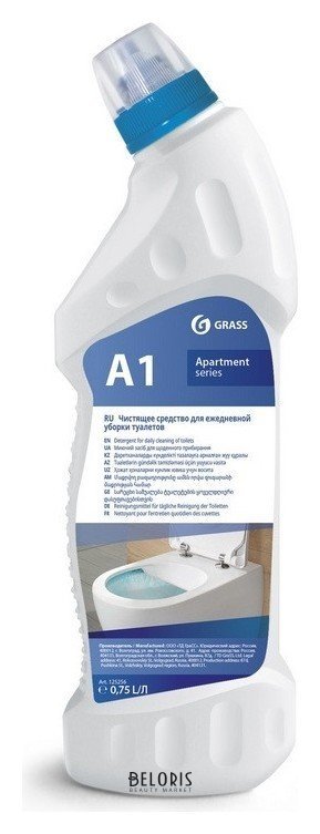 Профхим сантех кисл гель для ежедн очистки Grass/apartament Series а1+, 0,75л Grass