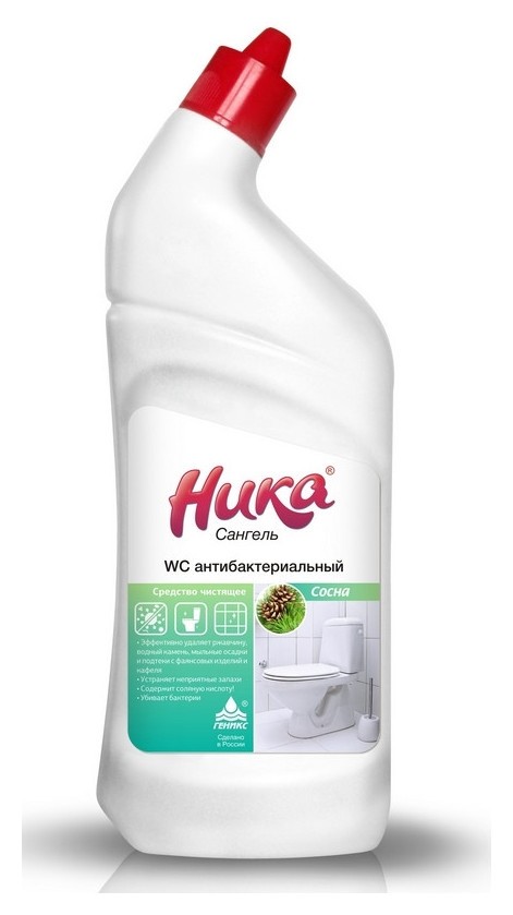 Профхим сантех кисл гель для очистки сантехники с дез-эф ника/сангель Wc,0,7л  Ника