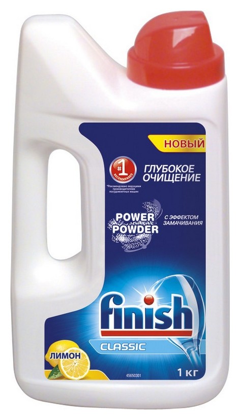

Порошок для ПММ Finish Power Powder лимон 1кг