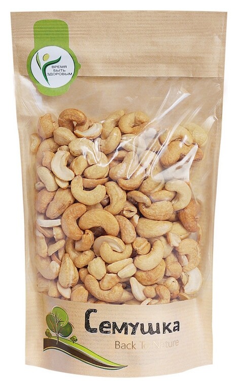 Орехи кешью семушка жарен., 250г  Семушка